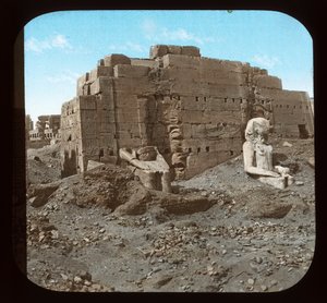 Egypt - Karnak, great statues by American Photographer